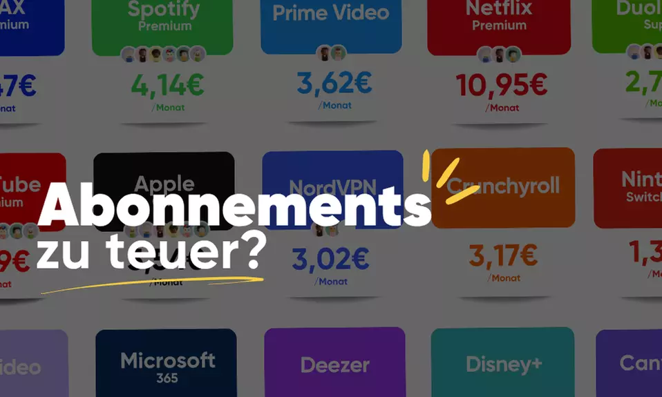 5 € geschenkt beim Abschluss eines digitalen Abonnements mit Spliiit