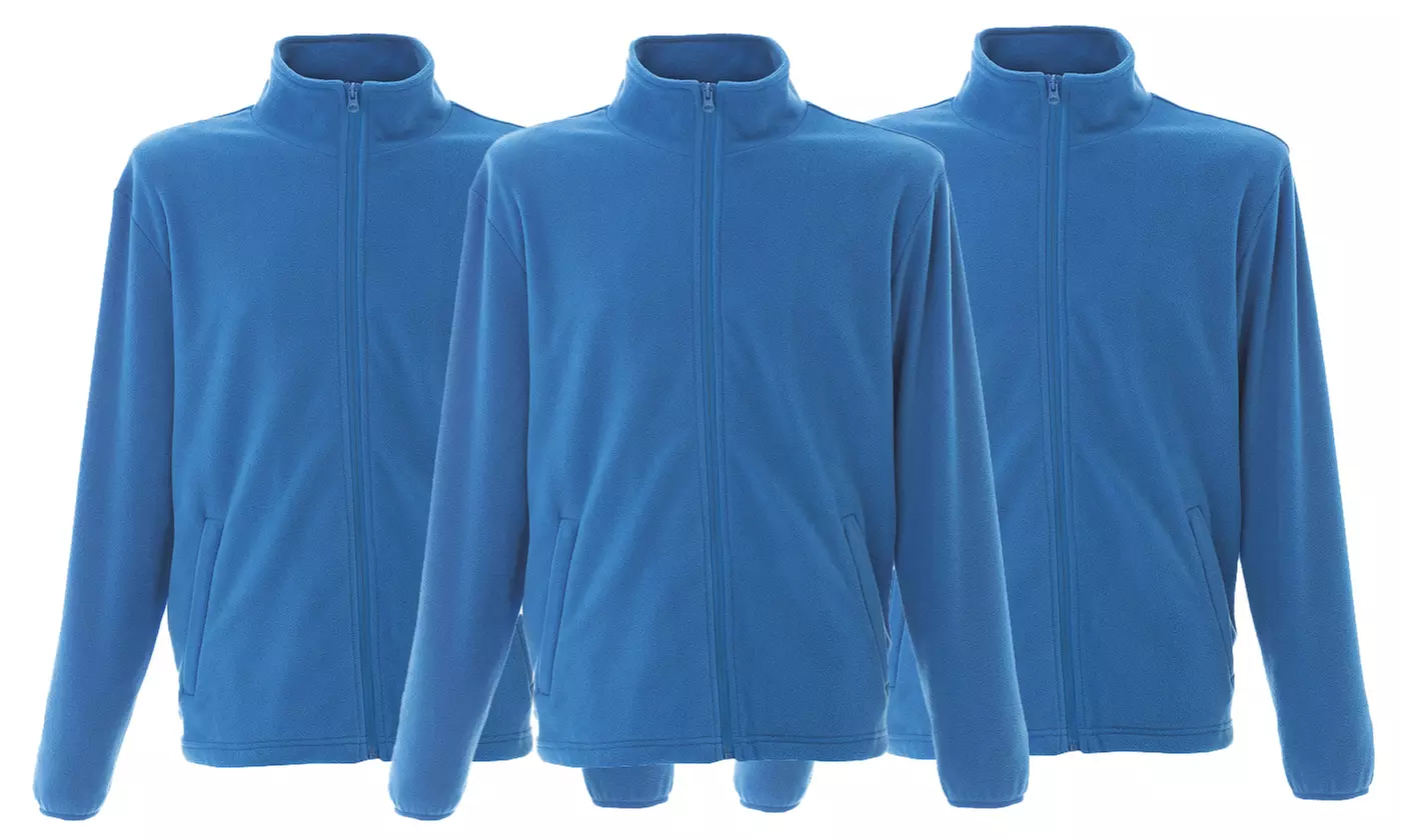 3 felpe da uomo in pile CLRS