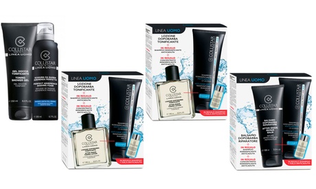 Set di cosmetici da uomo Collistar disponibili in 4 tipologie