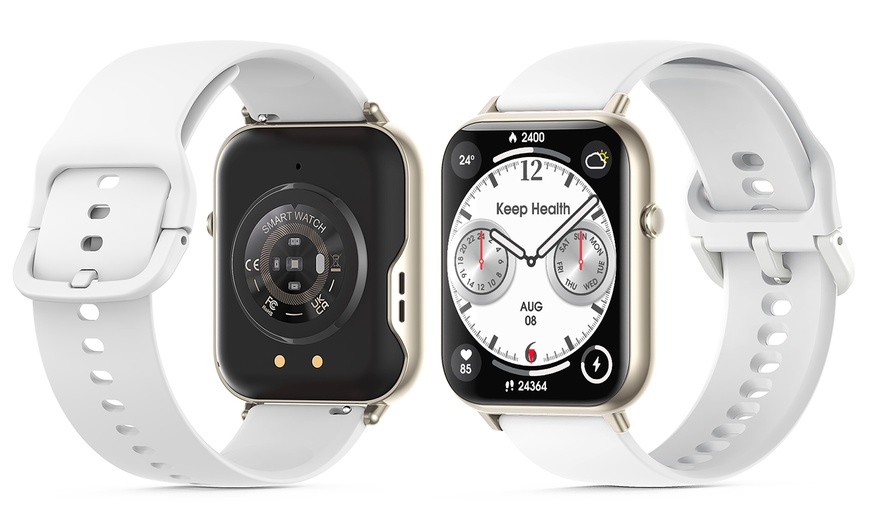 Image 7: Bluetooth Smart Watch 2.1" Touch Screen Heartrate Blood Pressure