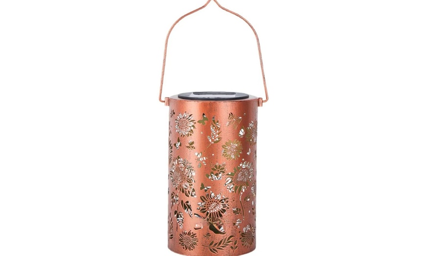 Image 13: Butterfly Solar Garden Lantern Decorative Outdoor Light