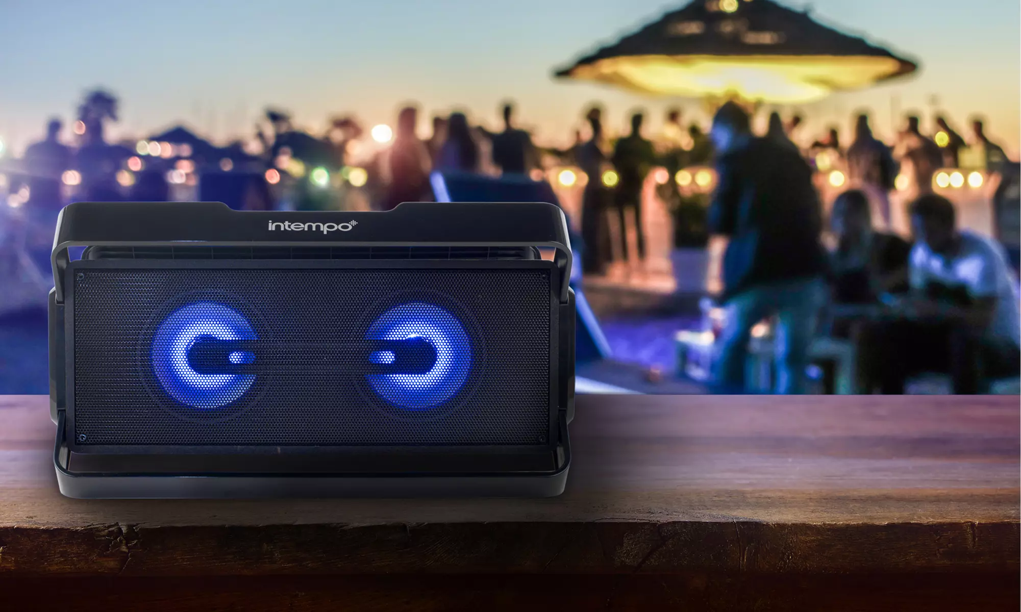 Intempo EE4888STKEU LED Bluetooth Boombox Speaker - Primary Image