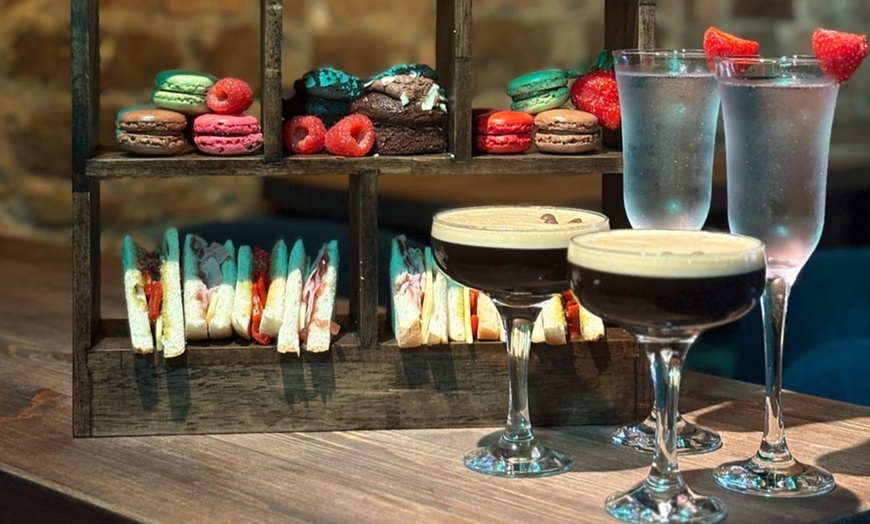 Image 1: Prosecco Afternoon Tea & Cocktail of Choice For Two, or Four People!