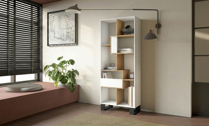 Image 46: Multi-Position Designer Bookcase