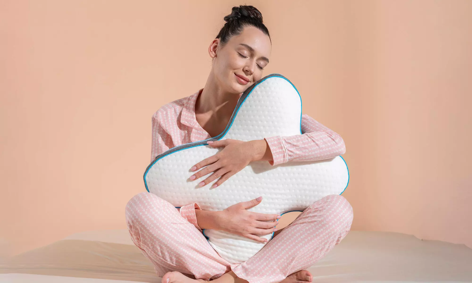 Ergonomisches Memory-Schaum-Kissen in Schmetterlingsform