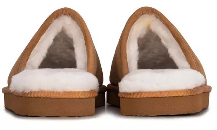 Redfoot Men's Sheepskin Mule Slippers