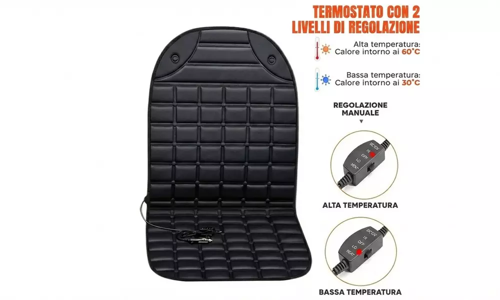 Beheizbarer Sitzbezug für Fahrzeuge