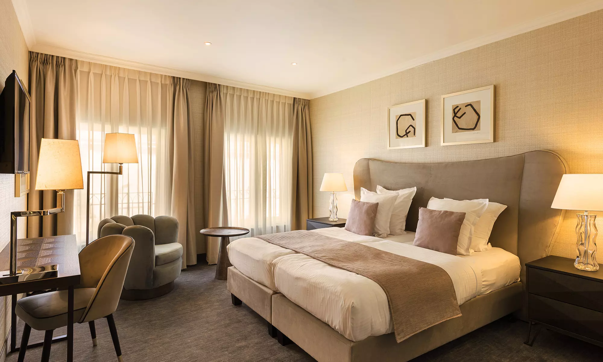 Belgia, Brugia: pokój 2-os. premium ze śniadaniem i strefą wellness