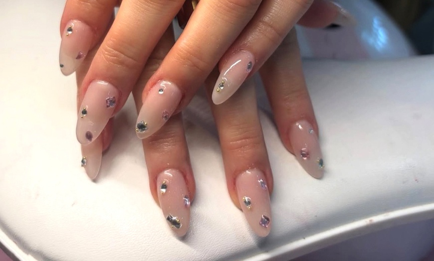 Image 17: Classic or Structured Gel Manicure or X Extensions (Solid Color Only)