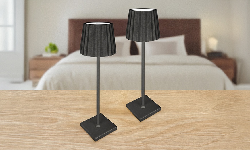 Image 16: Set van 2 led tafellampen collectie