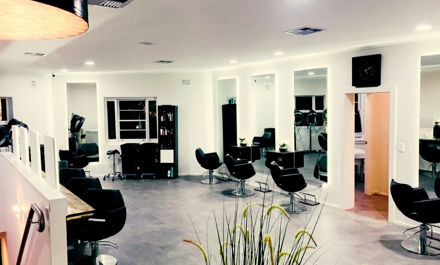 Image 4: Half-Head Foils, Keratin Anti-Frizz, or Nanoplasty Treatment!