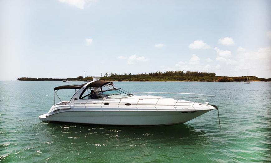 Image 4: 2–4 Hr Private 50 ft Luxury Yacht Rental or 4-Hour Night Party Yacht