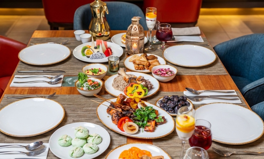 Image 6: Ramadan Iftar Buffet with Fresh Salads, Hot Dishes & Arabic Desserts