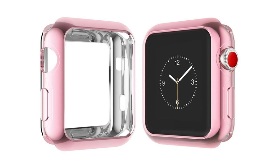 Image 10: Soft Flexible Anti-Scratch Resist Cover Protective Bumper Case for Apple Watch