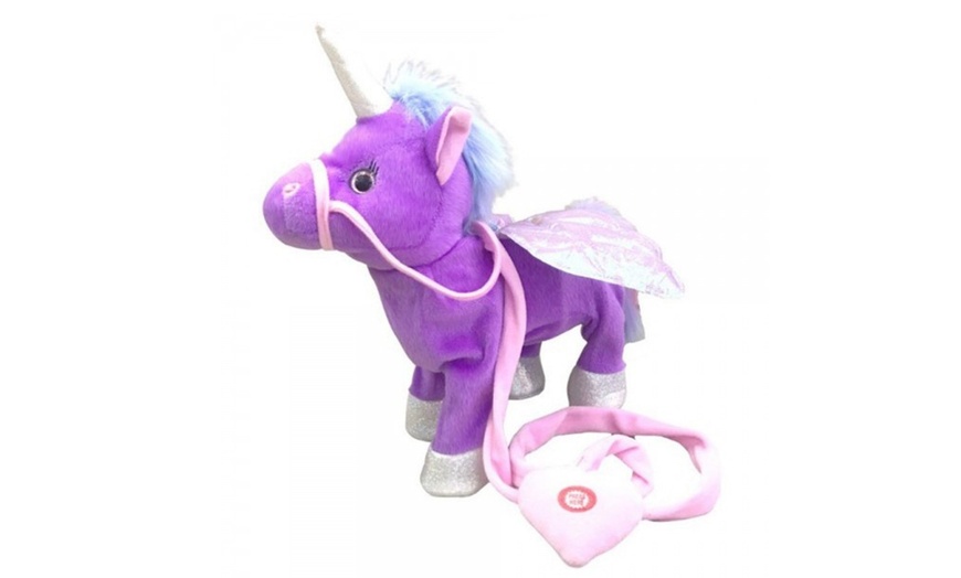 Image 7: Walking Interactive Unicorn