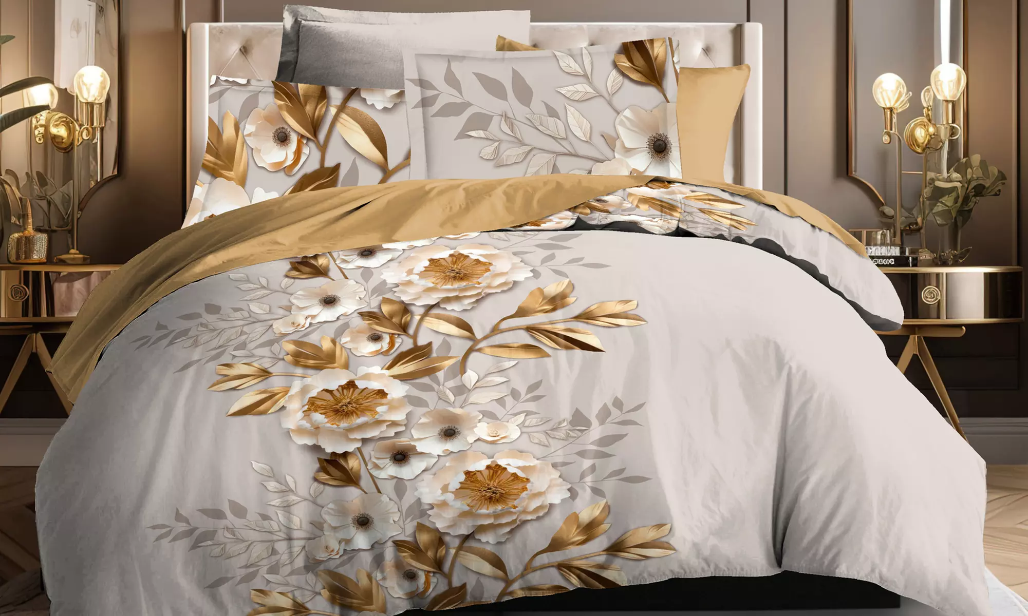 Parure de couette 3 pièces "Louna" d'Univers Décor