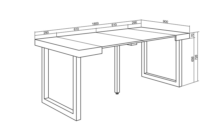 Image 38: Table console extensible 