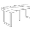 Image 38: Table console extensible 