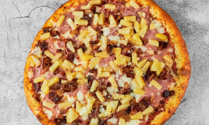 Image 10: $25 or $50 to Spend on Food and Drinks or Two Large 14-Inch Pizzas