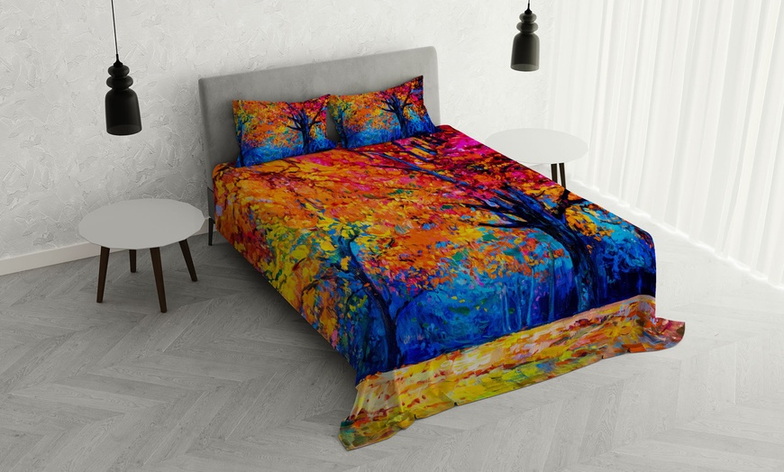 Image 13: Parure letto matrimoniale Sogni d'Autore in 100% cotone Made in Italy