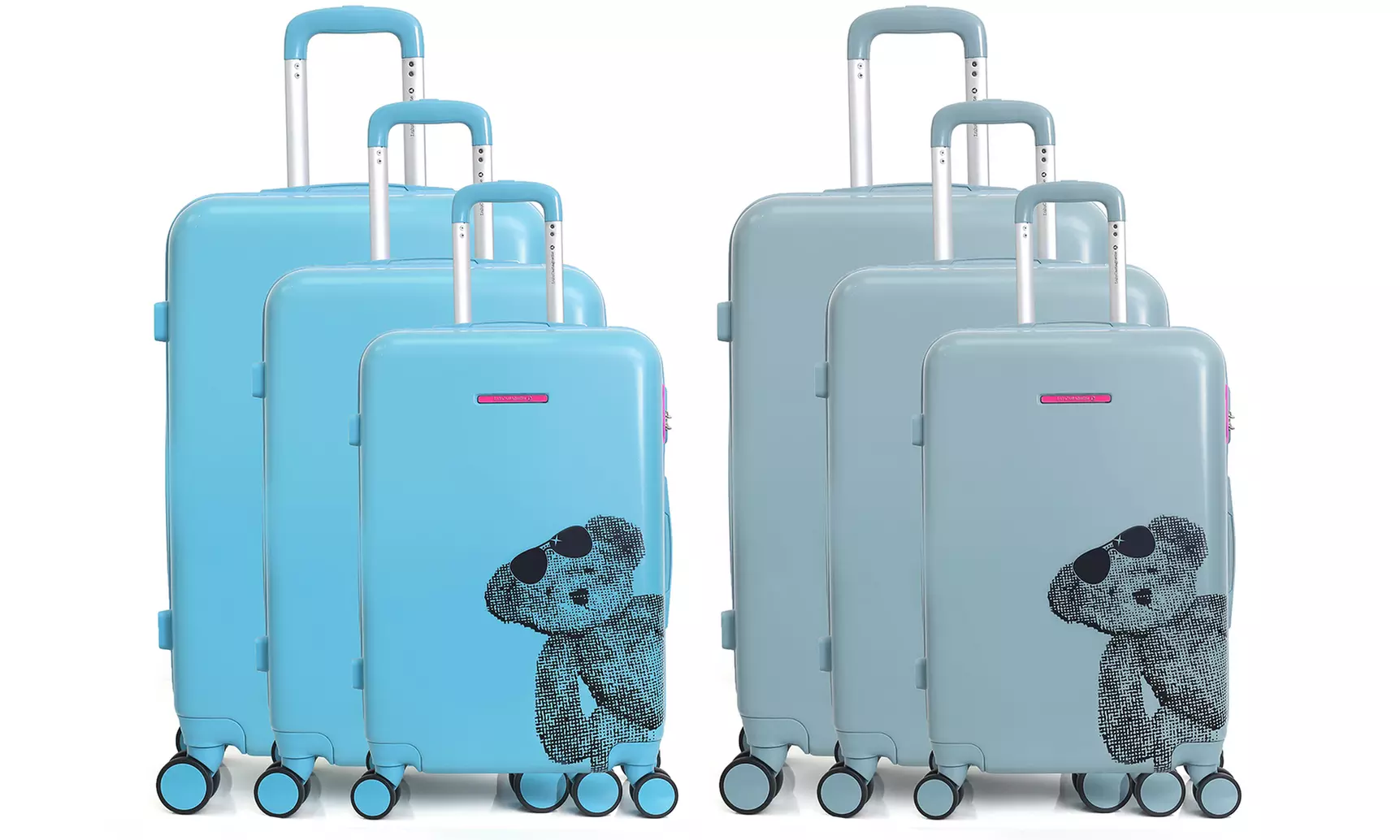 1 ou 3 valises Lulu Castagnette, collection ours à lunettes - Primary Image