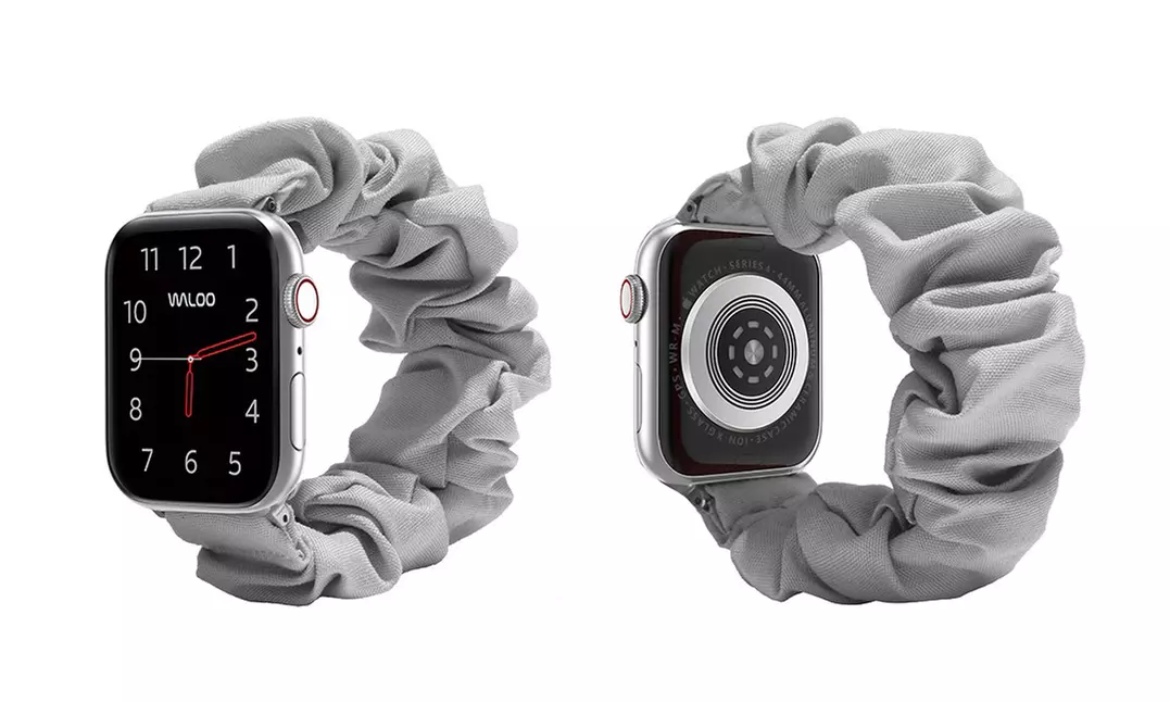 Waloo Elastic Scrunchie Band for All Apple Watch Series