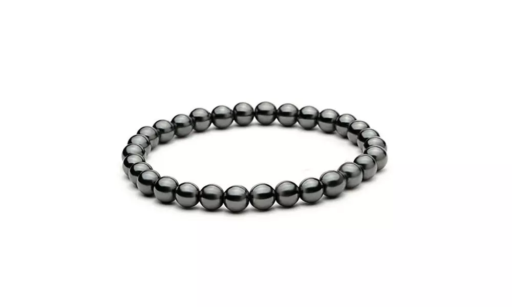 1, 2 of 4 hematiet armbanden