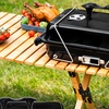Image 7: Outdoor Garden Foldable Portable BBQ Grill with Heat Control