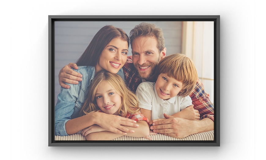 Image 3: Personalisierbare Foto-Leinwand im Rahmen
