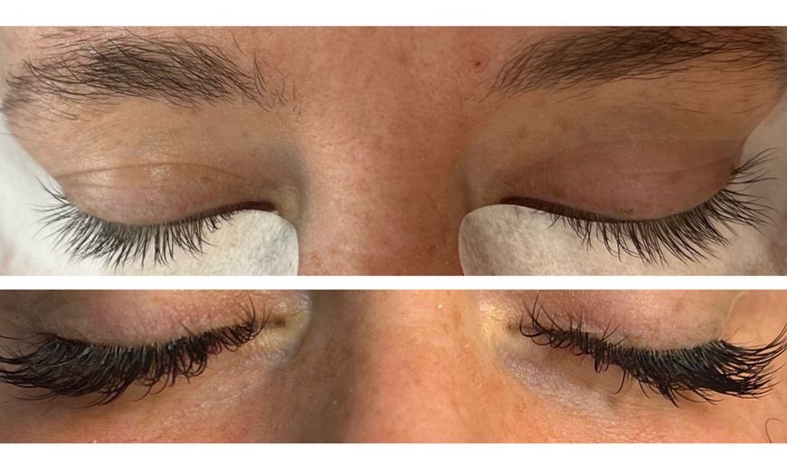 Image 1: Full Set of Eyelash Extensions + Optional Fill for Fuller Lashes