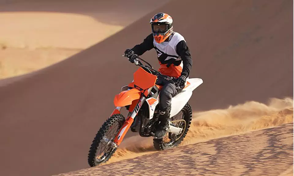 Self-Drive Dirt Bike Adventure in Open Desert