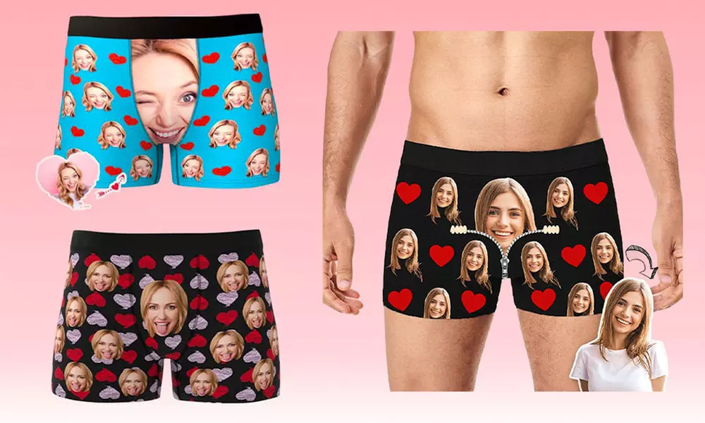 Personalisierbare Foto-Unterwäsche für Männer oder Frauen