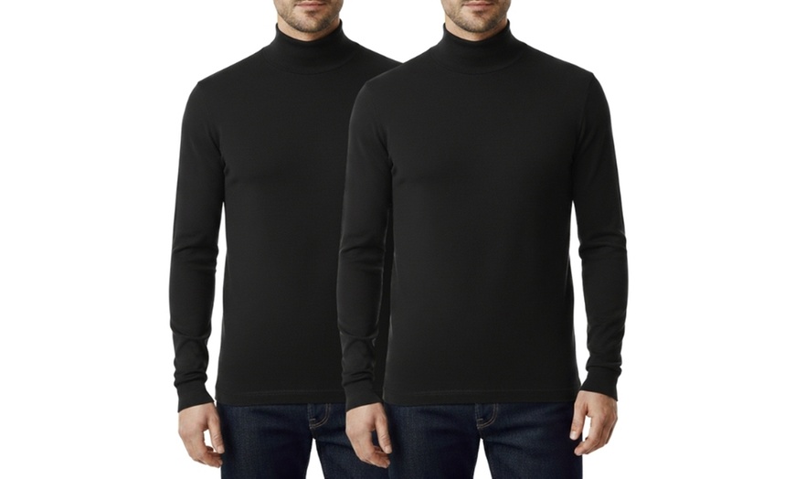 Image 3: 2 maglie da uomo con collo a lupetto