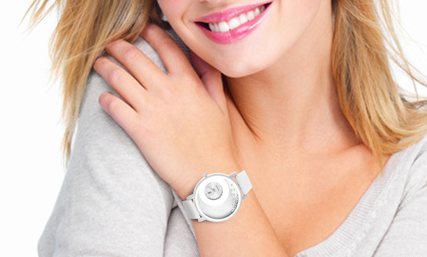 Image 16: Reloj de pulsera elegante con cristales brillantes de SC Crystal