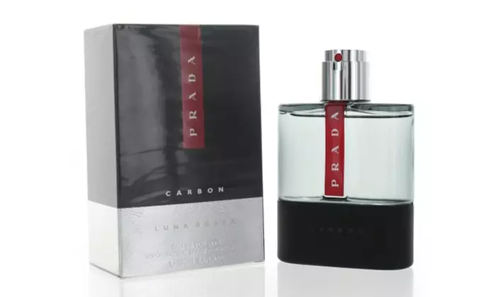 Prada Luna Rossa Carbon Eau de Toilette Spray for Men 3.4 Fl. Oz. BOXED - Second Medium