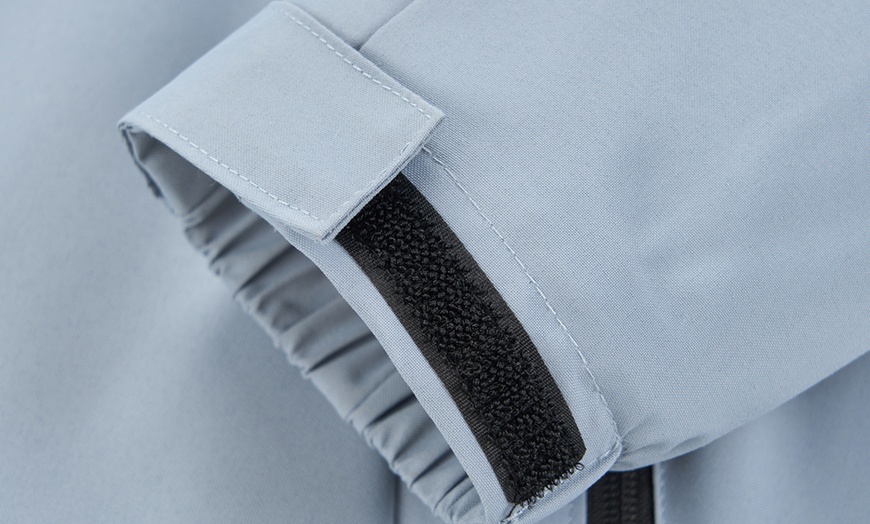 Image 13: Blu Apparel Women's Mesh Lined Rain Jacket 