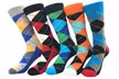 1, 5 oder 10 Paar bunte Herren-Socken mit Karo-Muster oder Allover Design - Image 6
