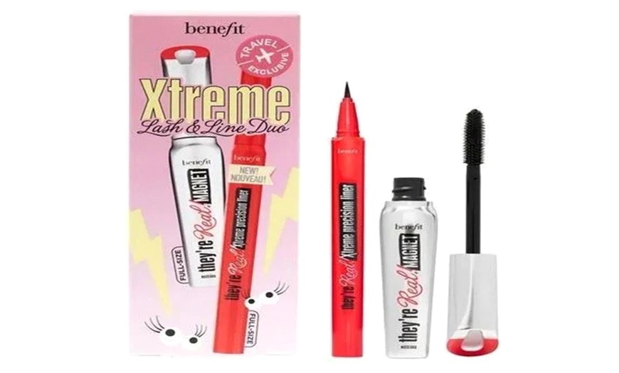Image 3: Benefit They're Real! Magnet Mascara and Eyeliner Set