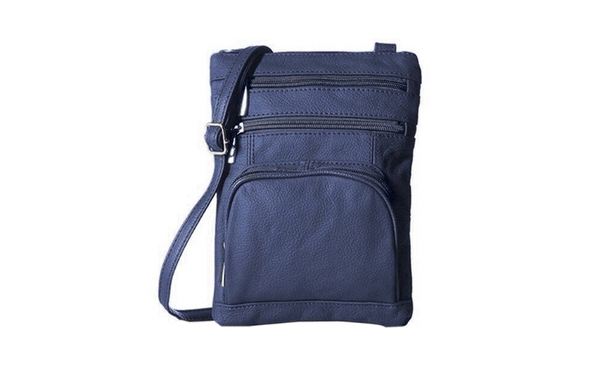 Image 4: Women's Genuine Leather Crossbody