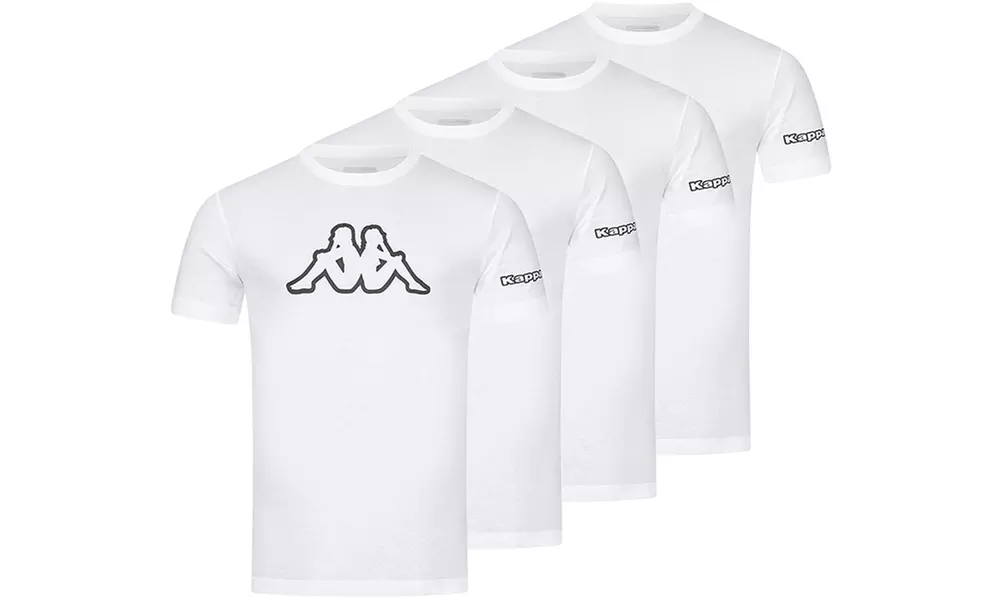2er- oder 4er-Pack Kappa Herren-T-Shirt