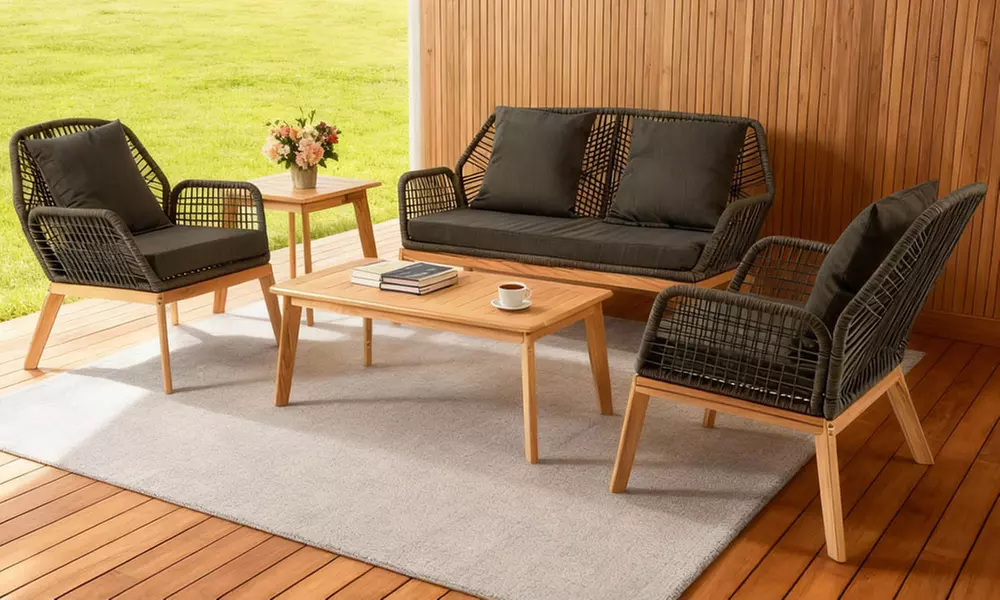 Salon de jardin 4 places Kocoon au design élégant et convivial