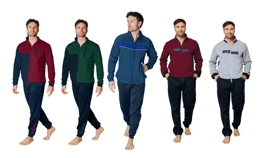 Image 1: Tuta homewear felpata ALV di Alviero Martini