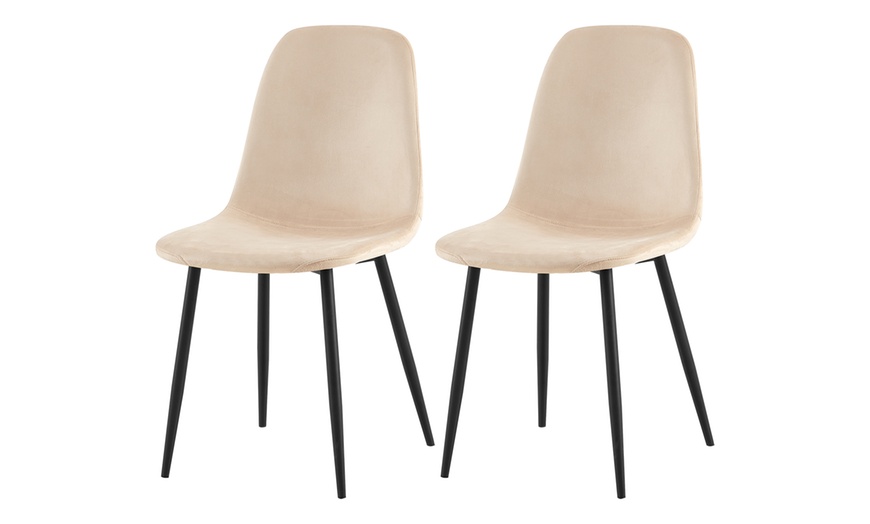 Image 29: 2 Piece or 4 Piece Luxe Dining Chairs