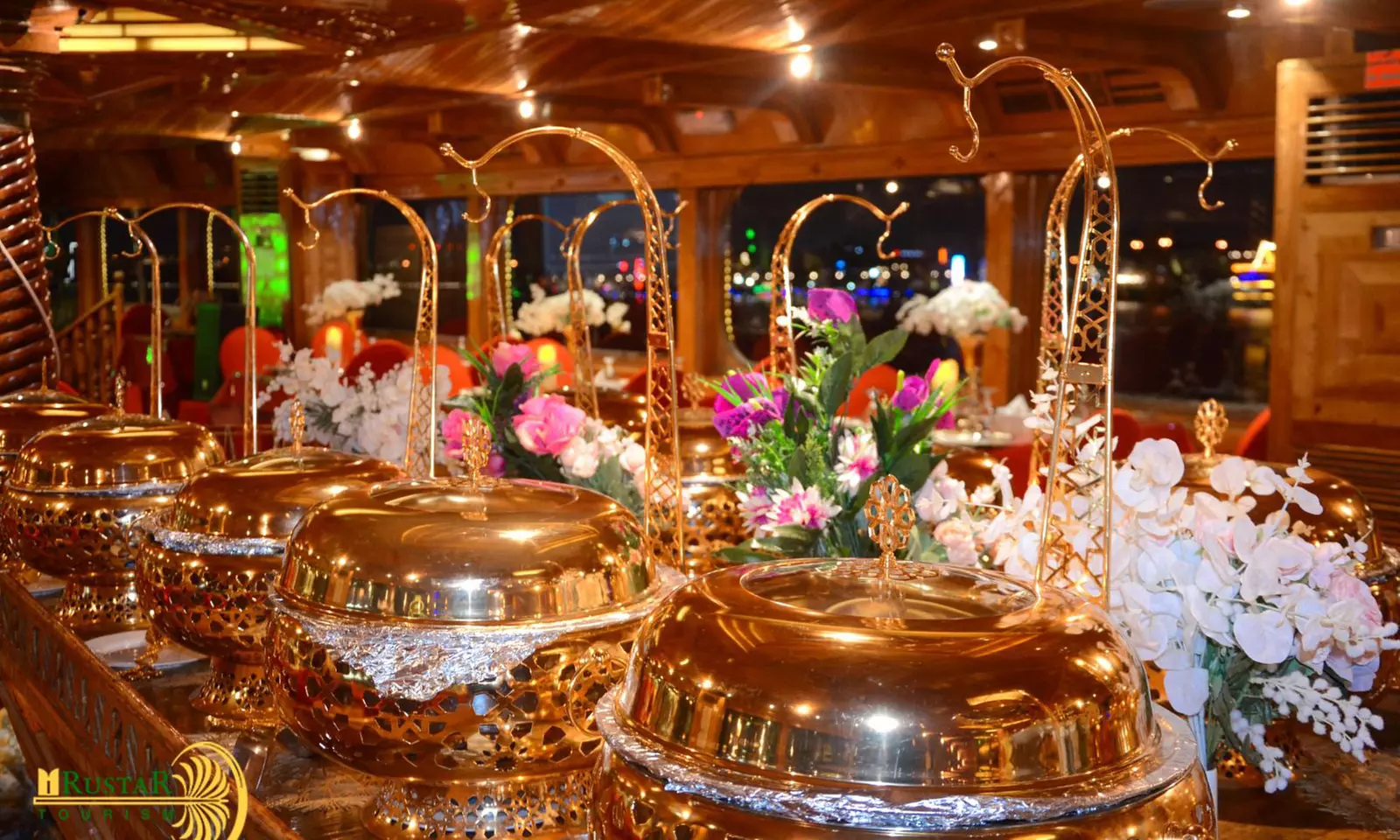 Rustar Premium Dhow Cruise Dinner for One, Two or Four People