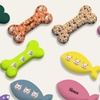 Image 4: One or Two Custom Pet Toys - Custom Frisbees or Bones Available!