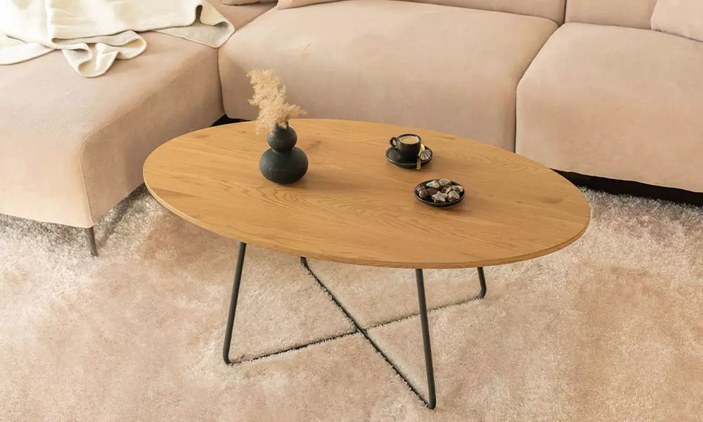 Table basse ovale Novaris de Home Deluxe