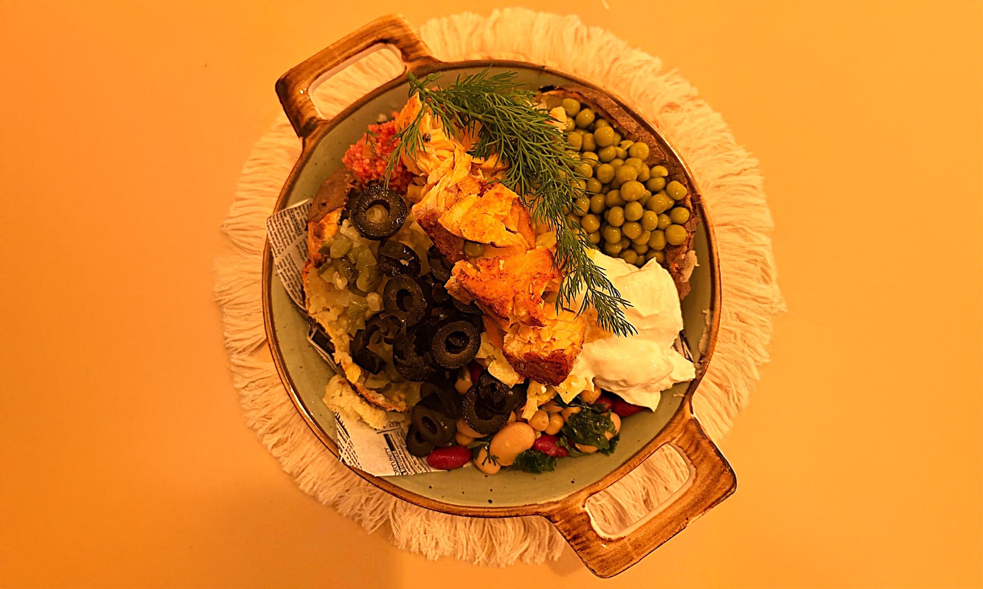 Gefüllte Patata (Kumpir) mit Topings inkl. Getränk für 1 - 4 Personen