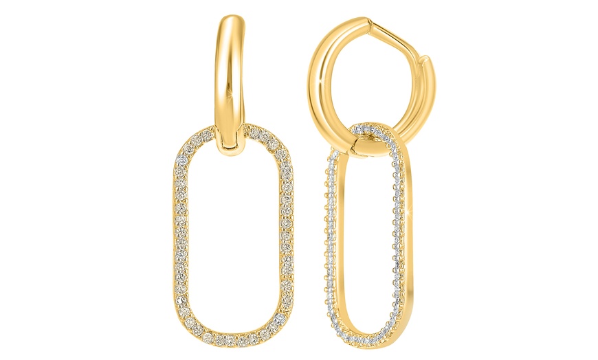 Image 6: SC Crystal Paris Sparkling Earrings Collection