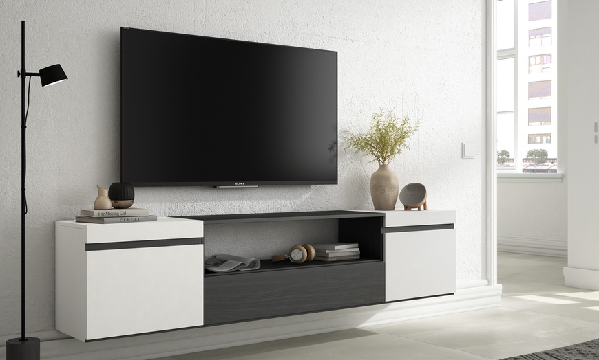 Image 17: TV Stand Cozy 200 cm in different colours and large storage capacity