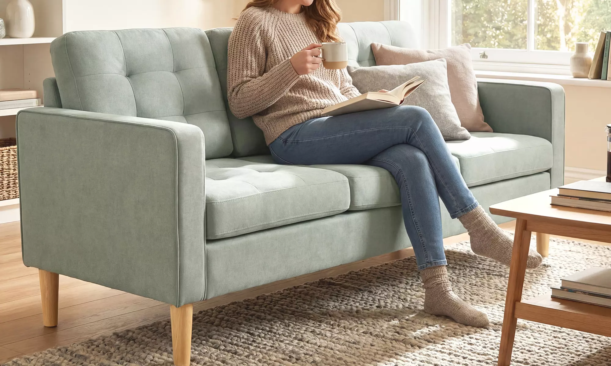 Homcom Three Seater Storage Sofa